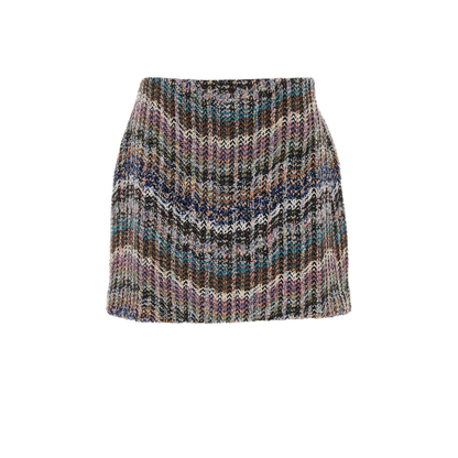 MAYFEYR - Missoni - Embroidered Boucle Mini Skirt - DS26WH09BC006CSMSOS