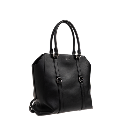 Farringdon Calfskin Shopper Bag - Black