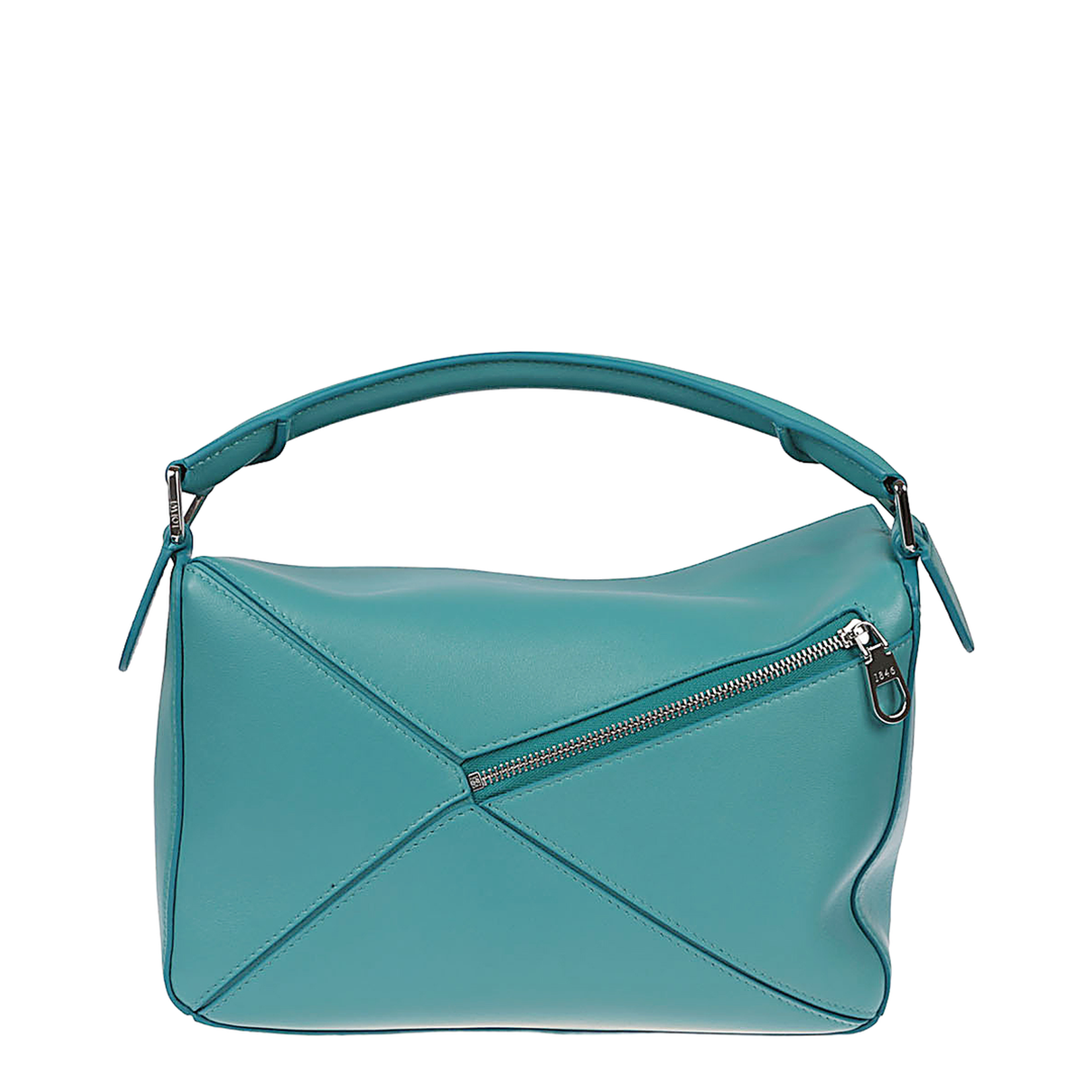 Small Featherlight Puzzle Bag in Nappa Lambskin Grey