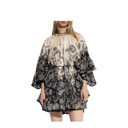 Silk Dress with Print