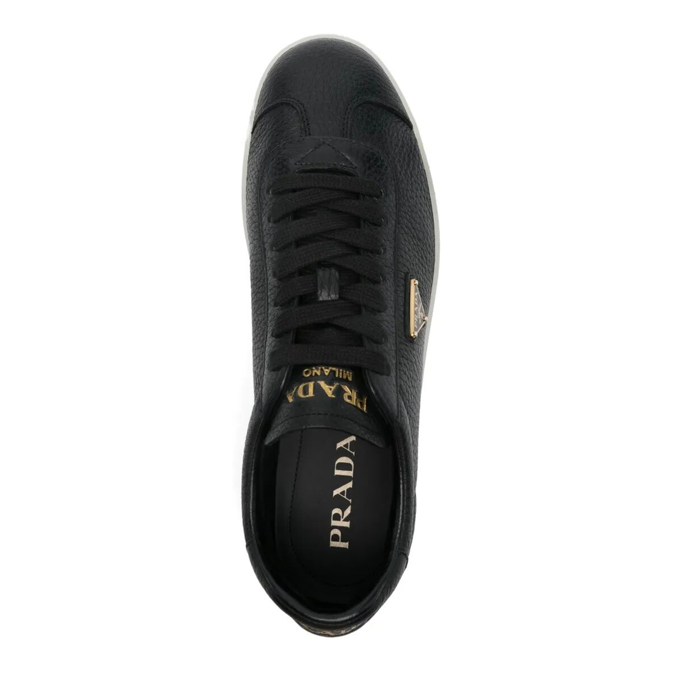 MAYFEYR - Prada - Lane Grained Leather Sneakers - 2EE394FG000013