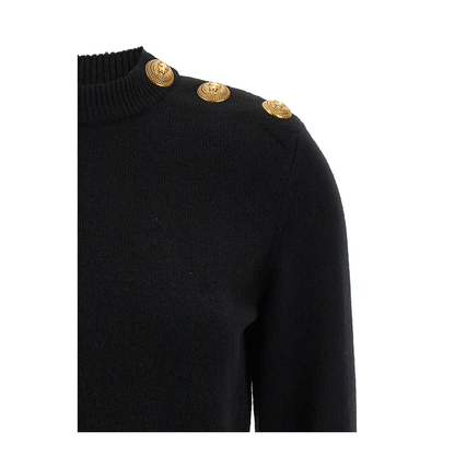 Eco-Cashmere Button Sweater