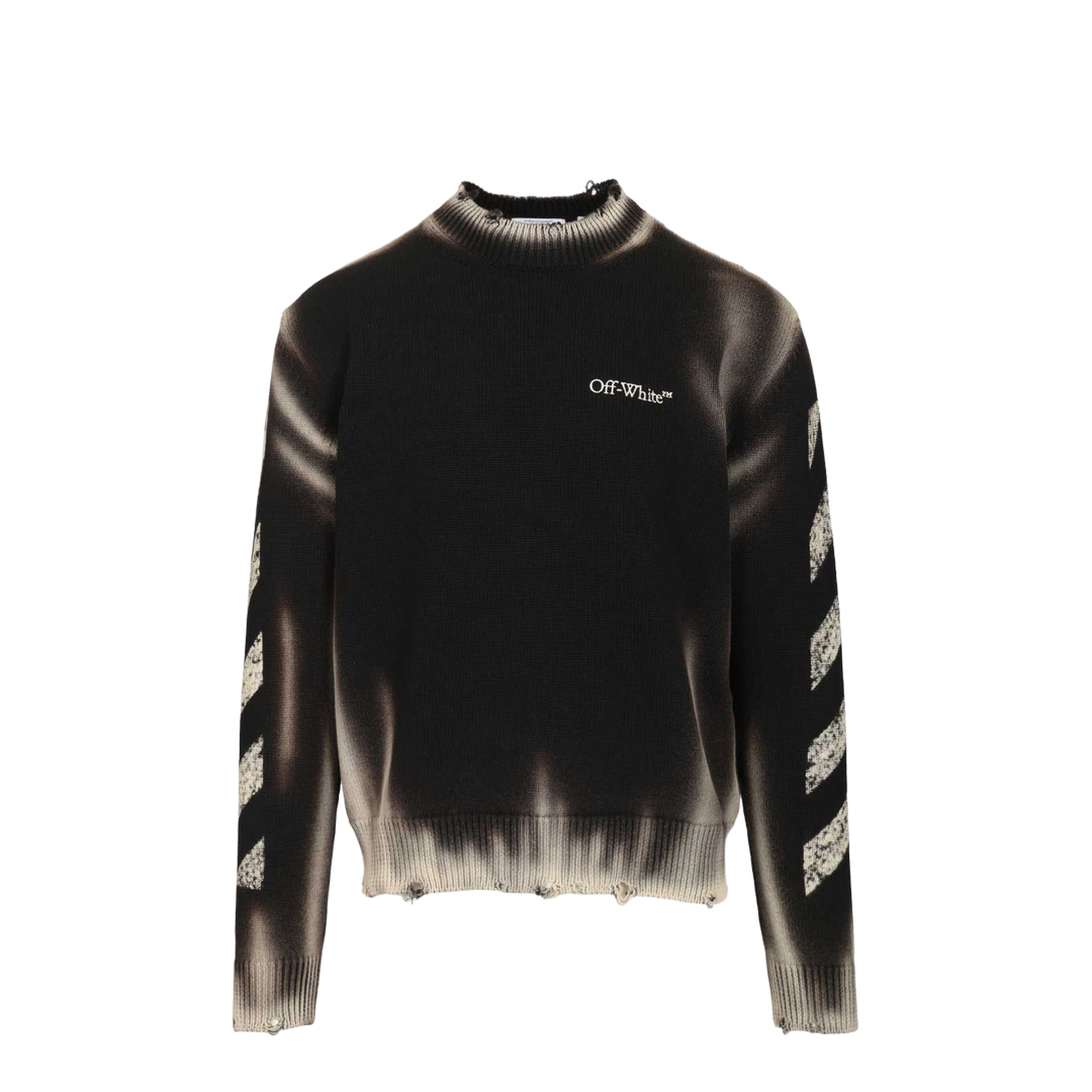 Diag Arr Corrosion Sweater Black