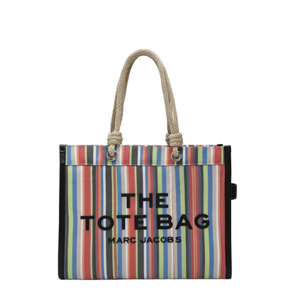 MAYFEYR - Marc Jacobs - Large Rainbow-Striped Mesh Tote Bag - 2S6HTT022H02PVC630