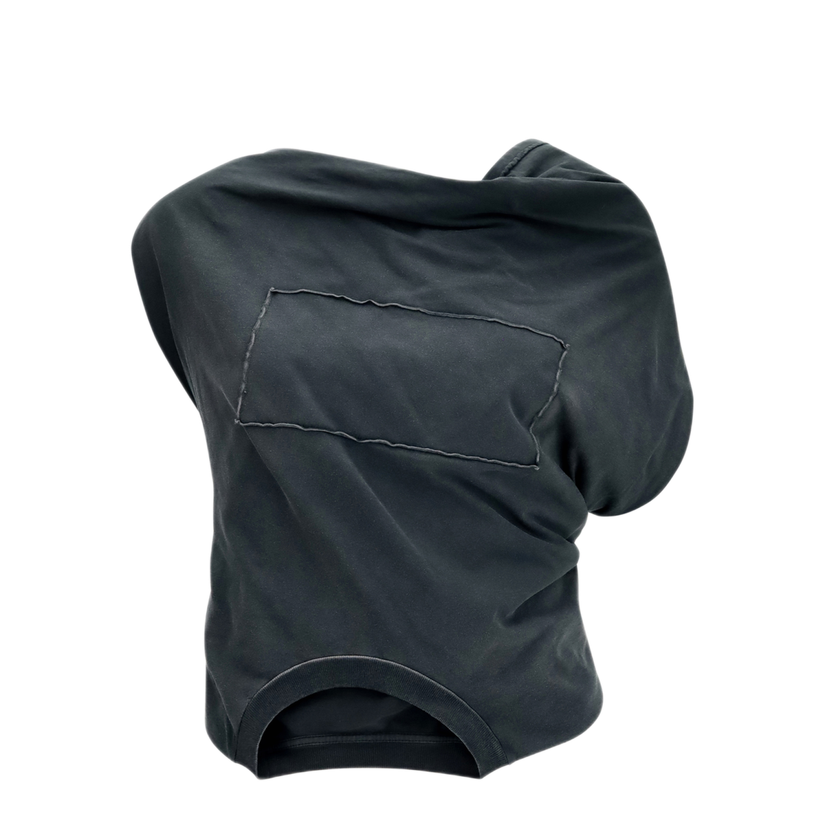 MAYFEYR - MARGIELA - Asymmetric Draped Jersey Top - S29NL0063S24575980