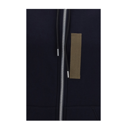MAYFEYR - Sacai - Cotton Blend And Twill Hoodie - 2604136M