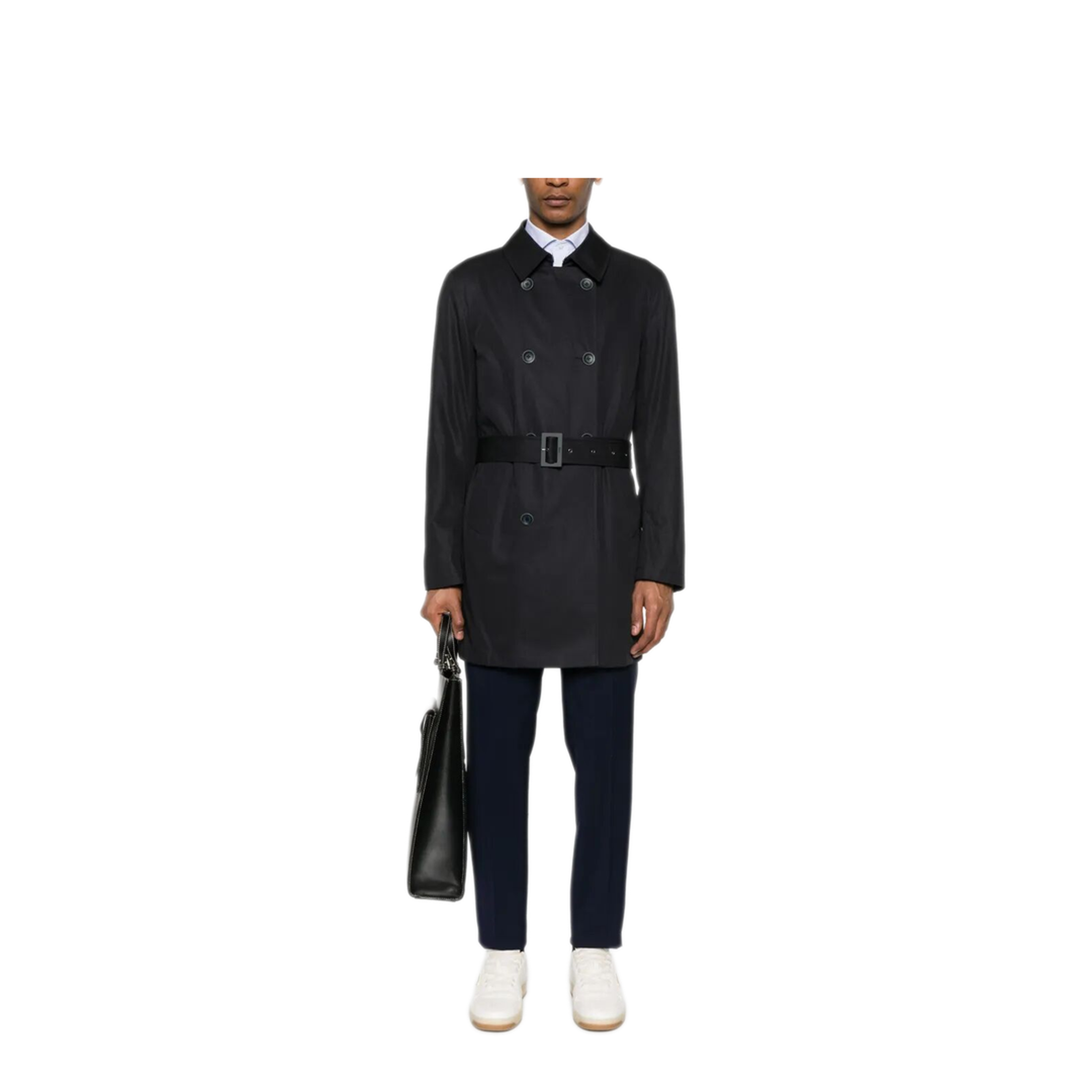 MAYFEYR - Herno - Double-Breasted Trench Coat In Dean - IM000364U132389200