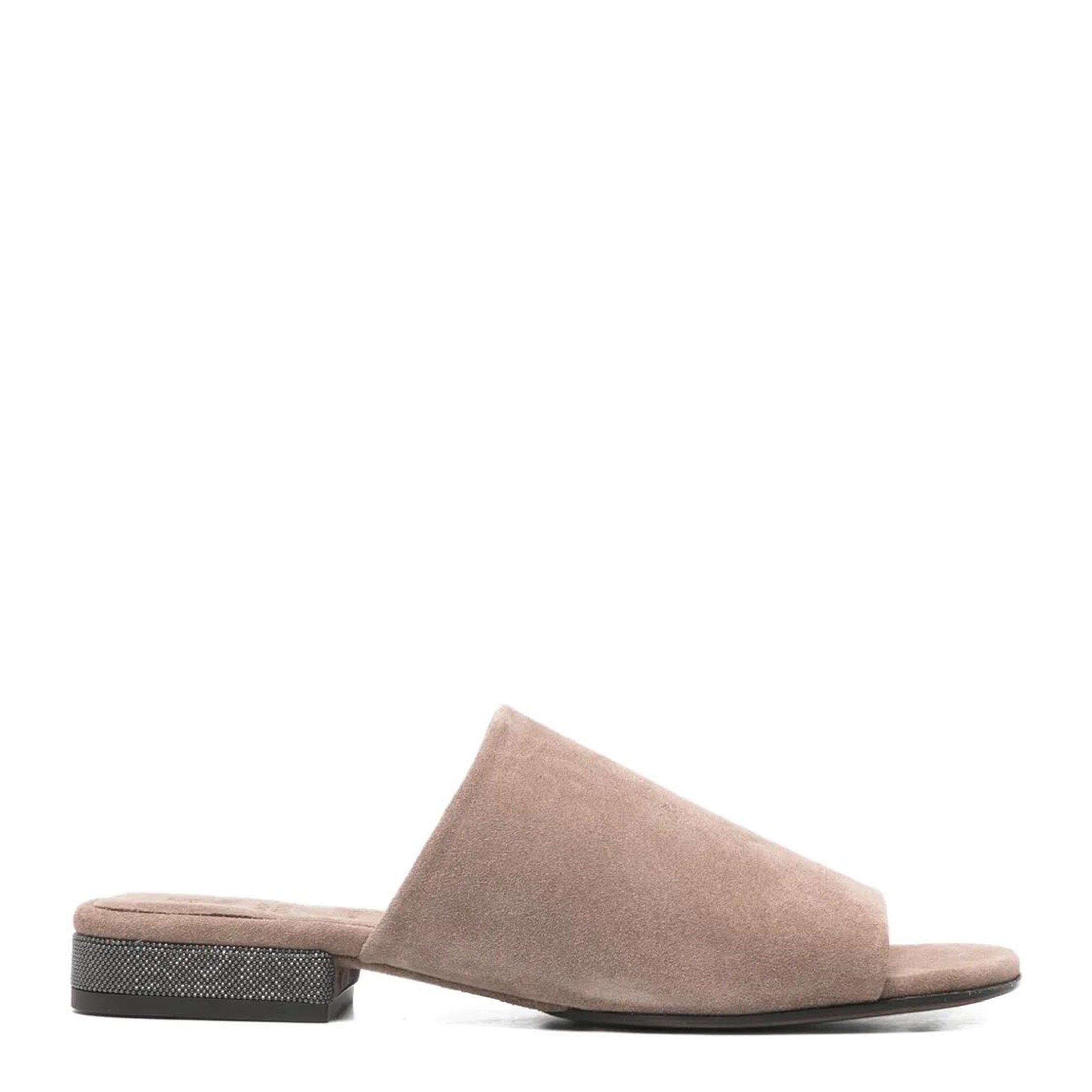 MAYFEYR - Brunello Cucinelli - Suede Mules With Monili - MZSFC3170C8849