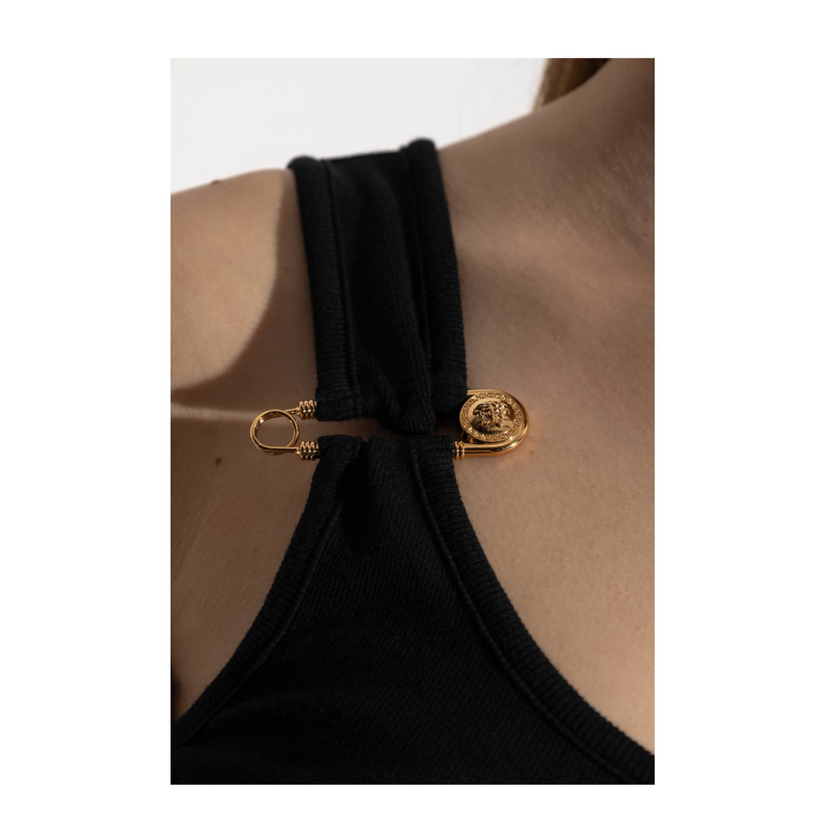 Safety Pin Dresses Black