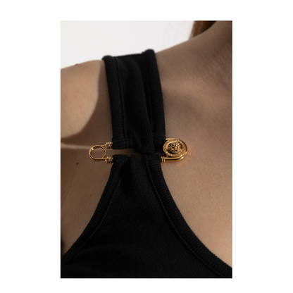 Safety Pin Dresses Black