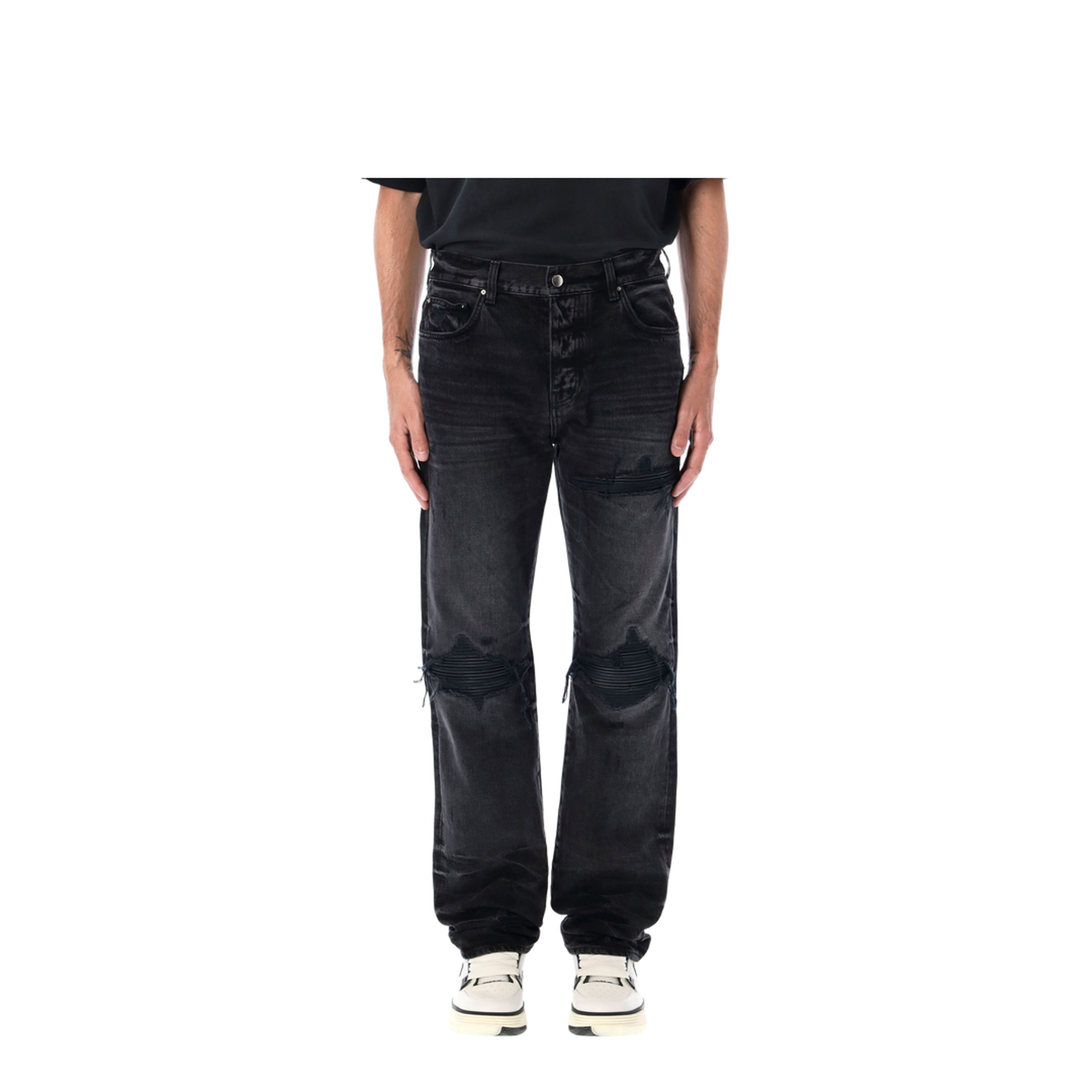 Leather Straight MX1 Jean