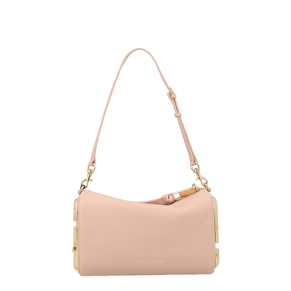 The Snapshot Medium Grained Leather Shoulder Bag - Rose