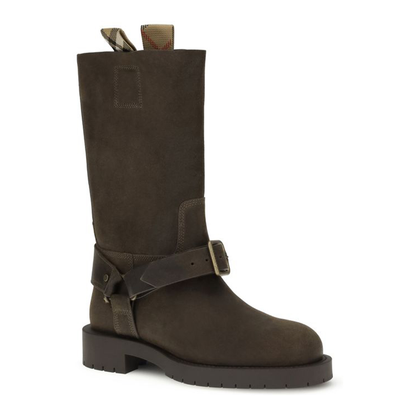 MAYFEYR - Burberry - Suede Saddle Boots - 8113016C1173
