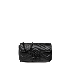 GG Marmont Super Mini Shoulder Bag, Lacquered Hardware