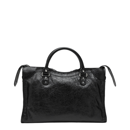 Le City Medium Arena Lambskin Bag - Black