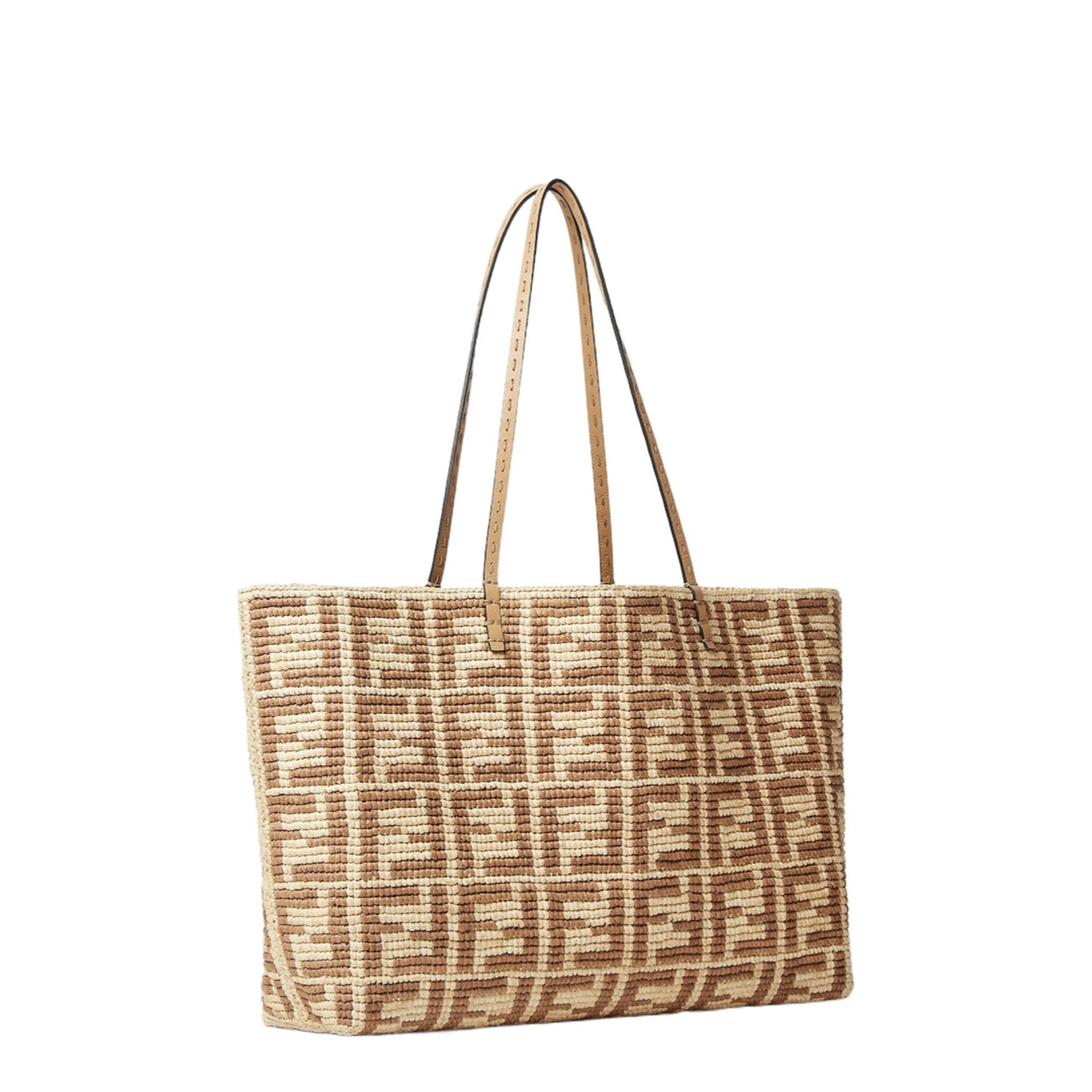 Roll Small Canvas Shopper Bags - Tan