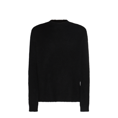 Black Wool Knitwear