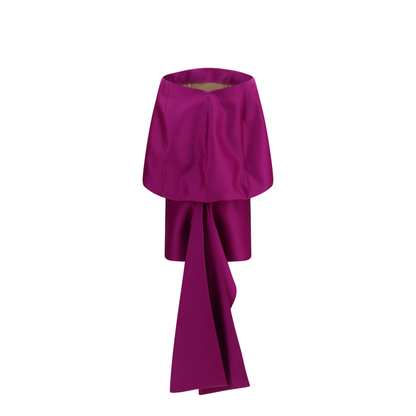 MAYFEYR - Balenciaga - Off-Shoulder Mini Dress - 875842TUT22