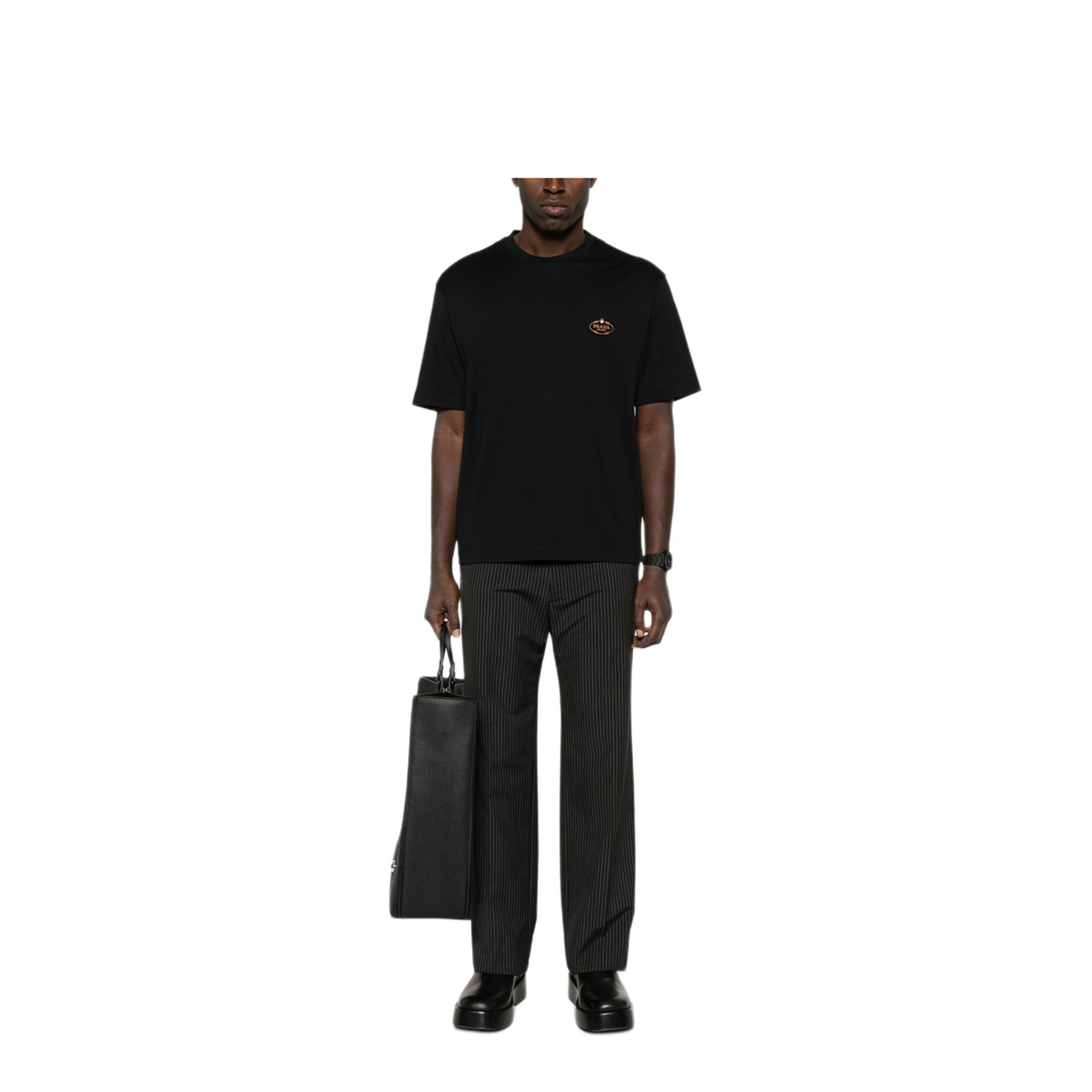 MAYFEYR - Prada - Logo-Patch T-Shirt - UJN837SWM2240F0002