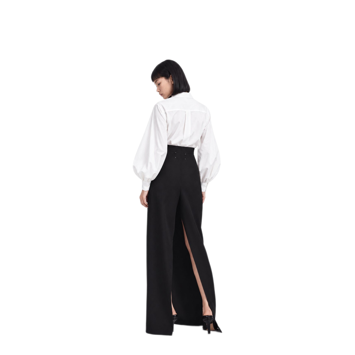 Long Skirt With Back Slit