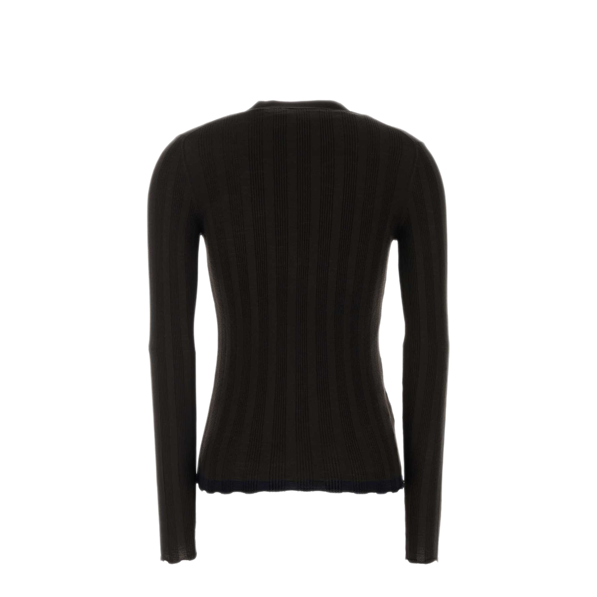 MAYFEYR - Prada - Dark Brown Wool Blend Cardigan - P25O37SOOO6218F0NGU