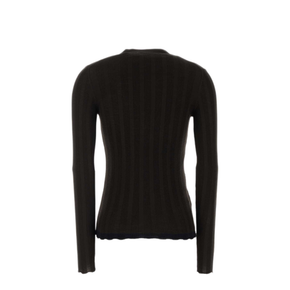MAYFEYR - Prada - Dark Brown Wool Blend Cardigan - P25O37SOOO6218F0NGU