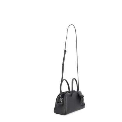 Le Petit Turismo Grained Calfskin Bowling Bag - Black