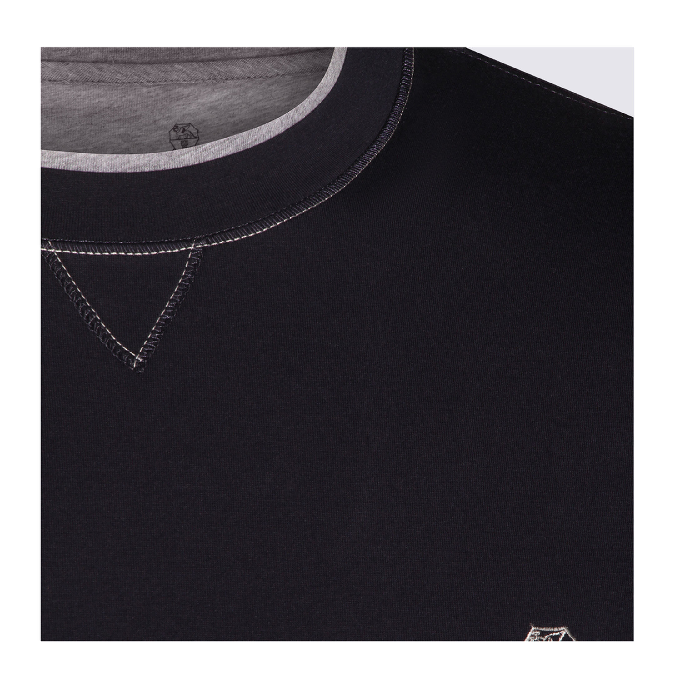 Logo Cotton T-Shirt Black