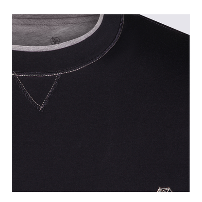 Logo Cotton T-Shirt Black
