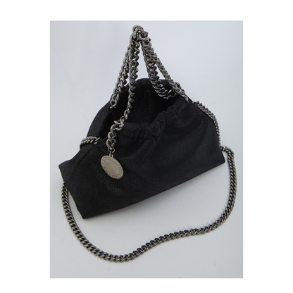 Falabella Mini Polyester Crossbody Bag - Black