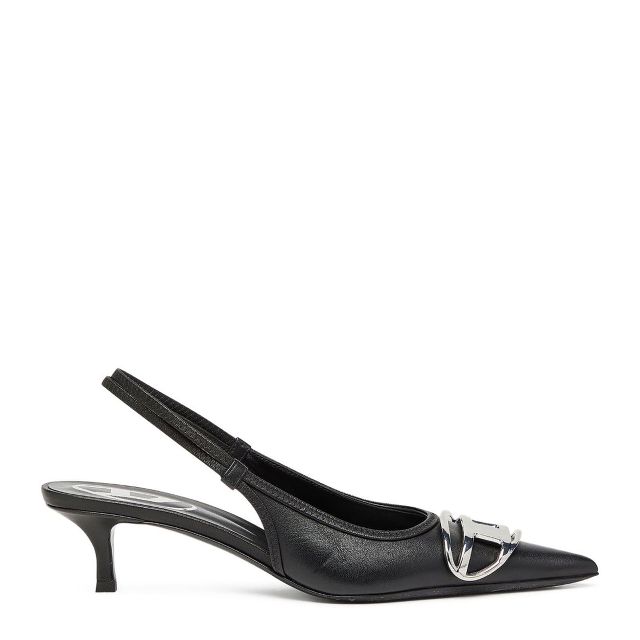 D-Venus SB 40 Slingback Pumps Black
