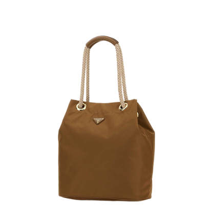MAYFEYR - Prada - Brown Re Nylon Large Bucket Bag - 1BE0932HG8F0134