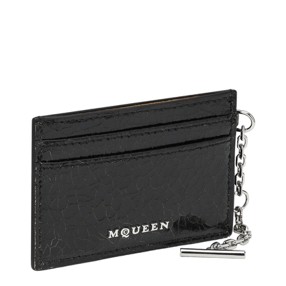 Calf Leather Cardholder With Logo Lettering