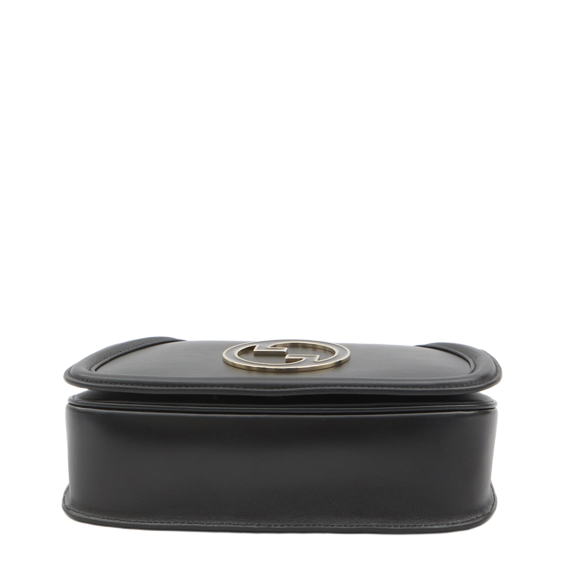 Blondie Medium Leather Shoulder Bag - Black