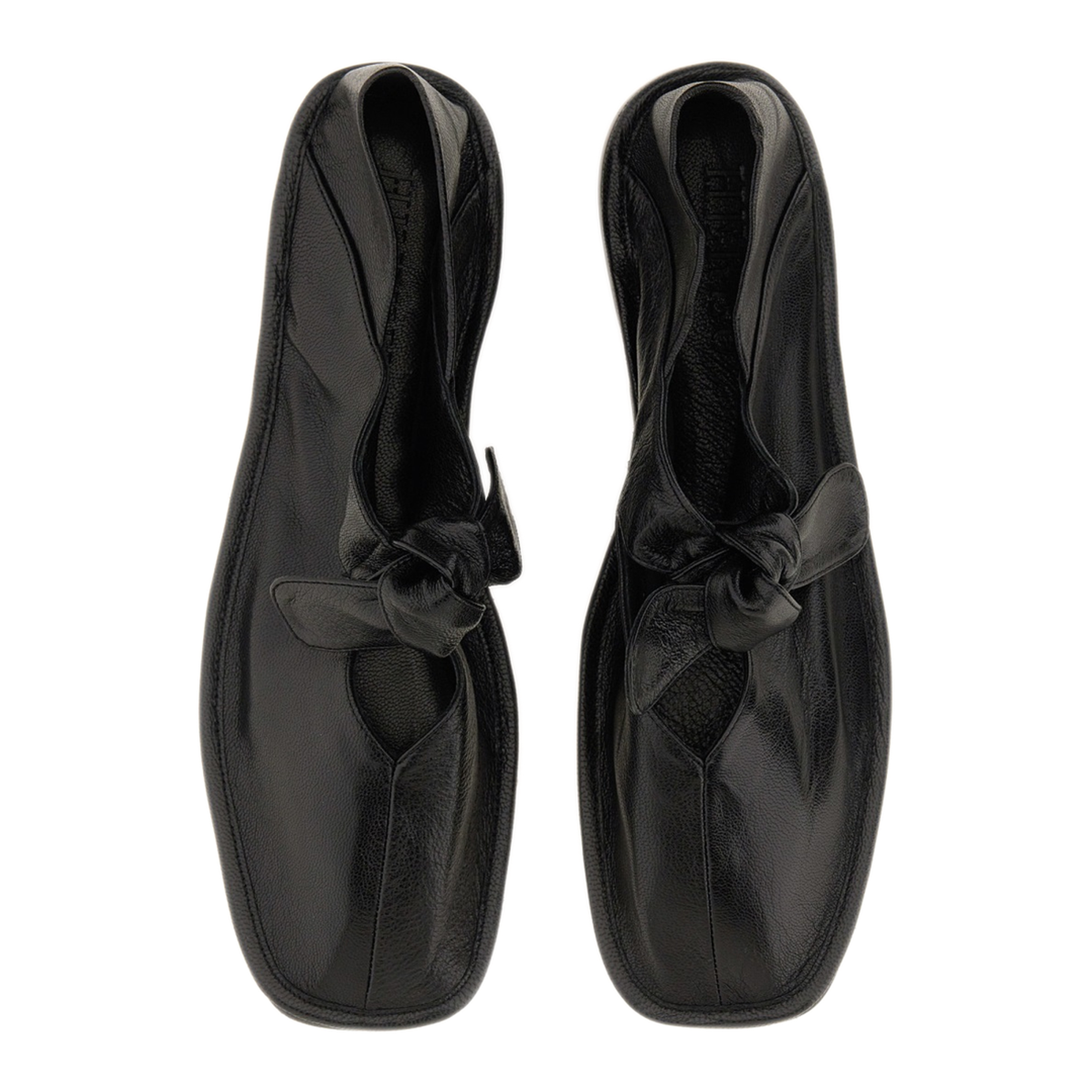 MAYFEYR - Hereu - Ballerina In Pelle - LLSSWFA240011BLACK