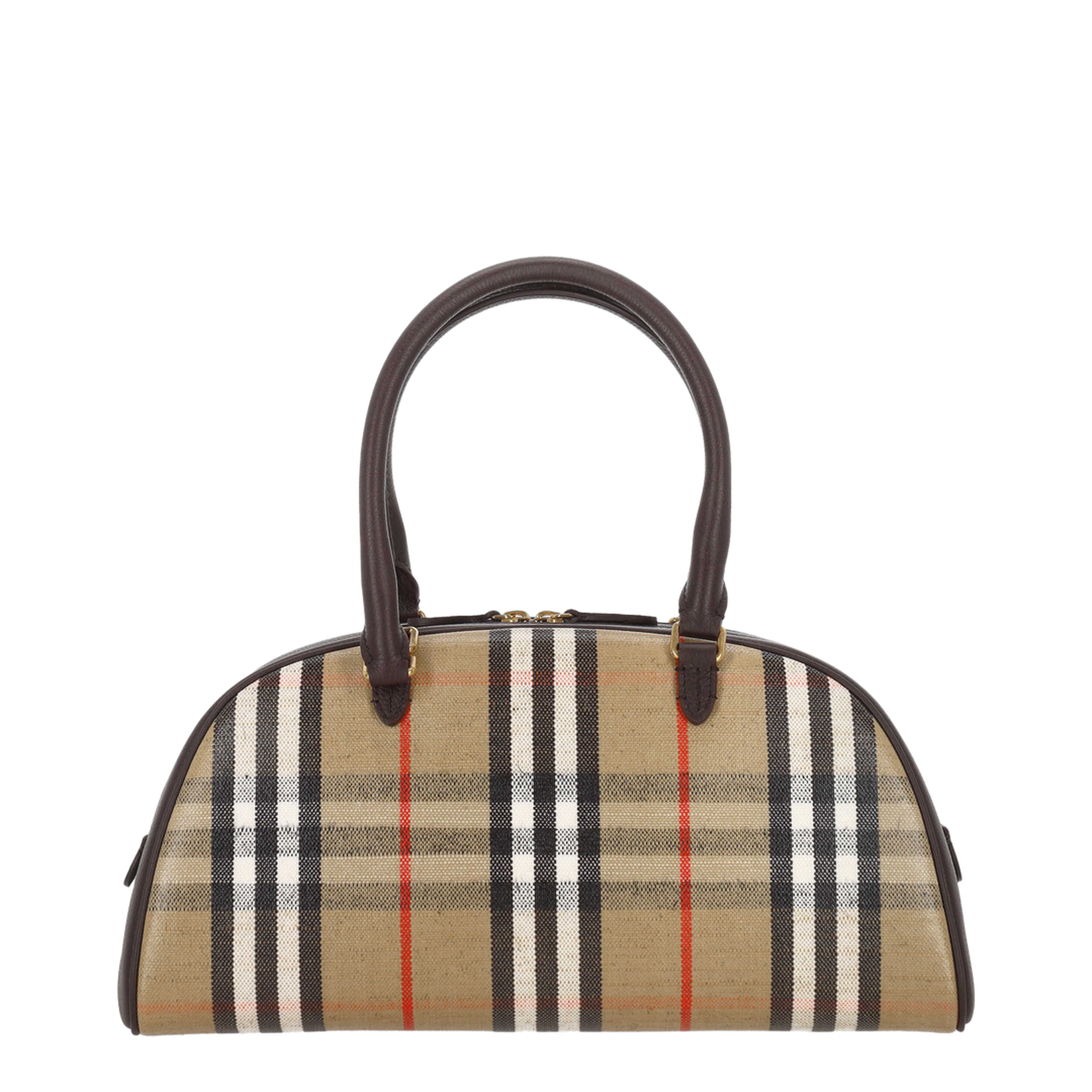 MAYFEYR - Burberry - Highlands Medium Handbag In Printed Canvas - 8117522X