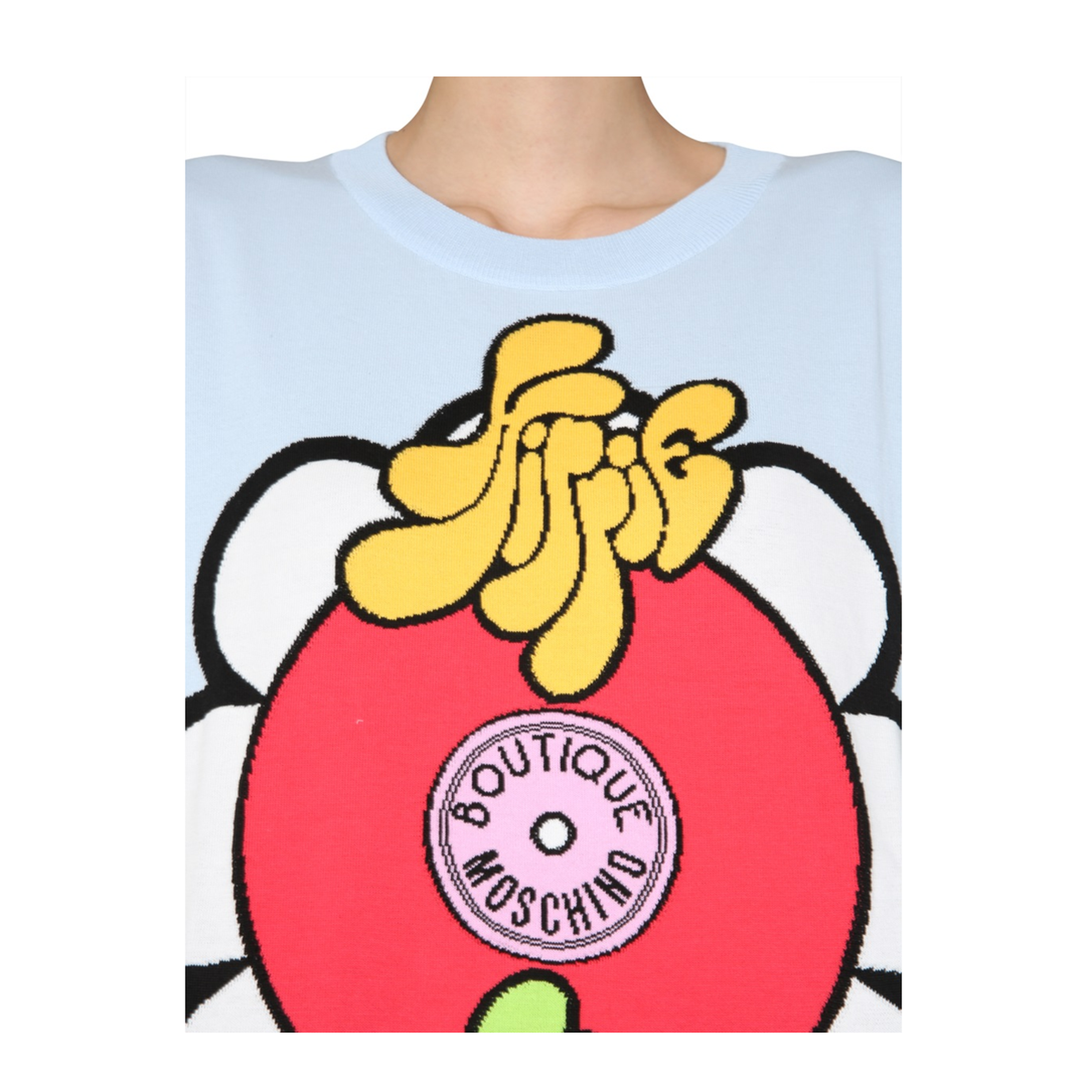 MAYFEYR - BOUTIQUE MOSCHINO - Round Neck T Shirt - 093208009291