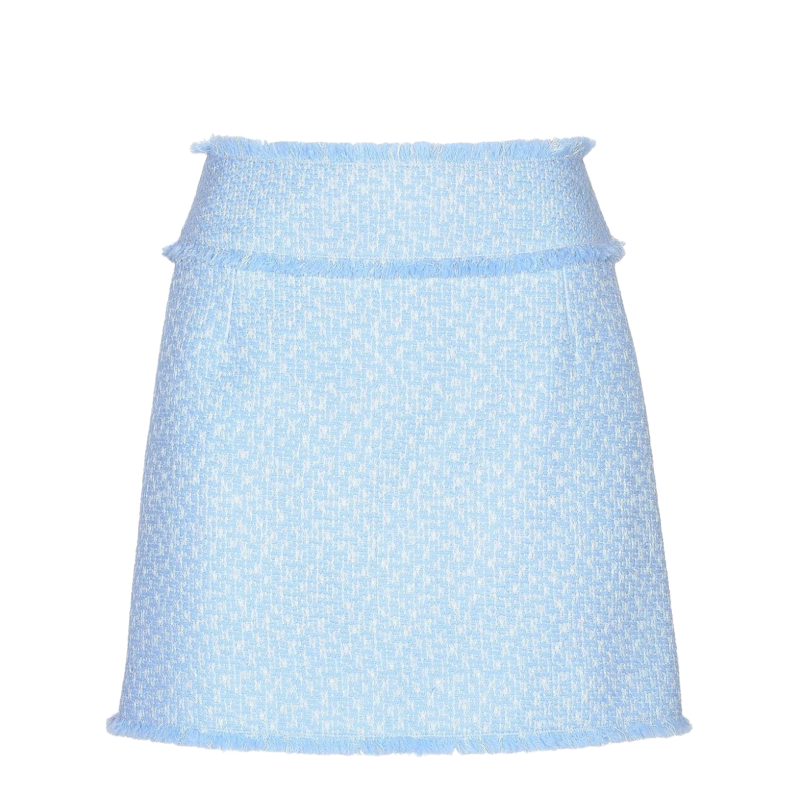 Sky Blue Boucl&eacute; Skirt