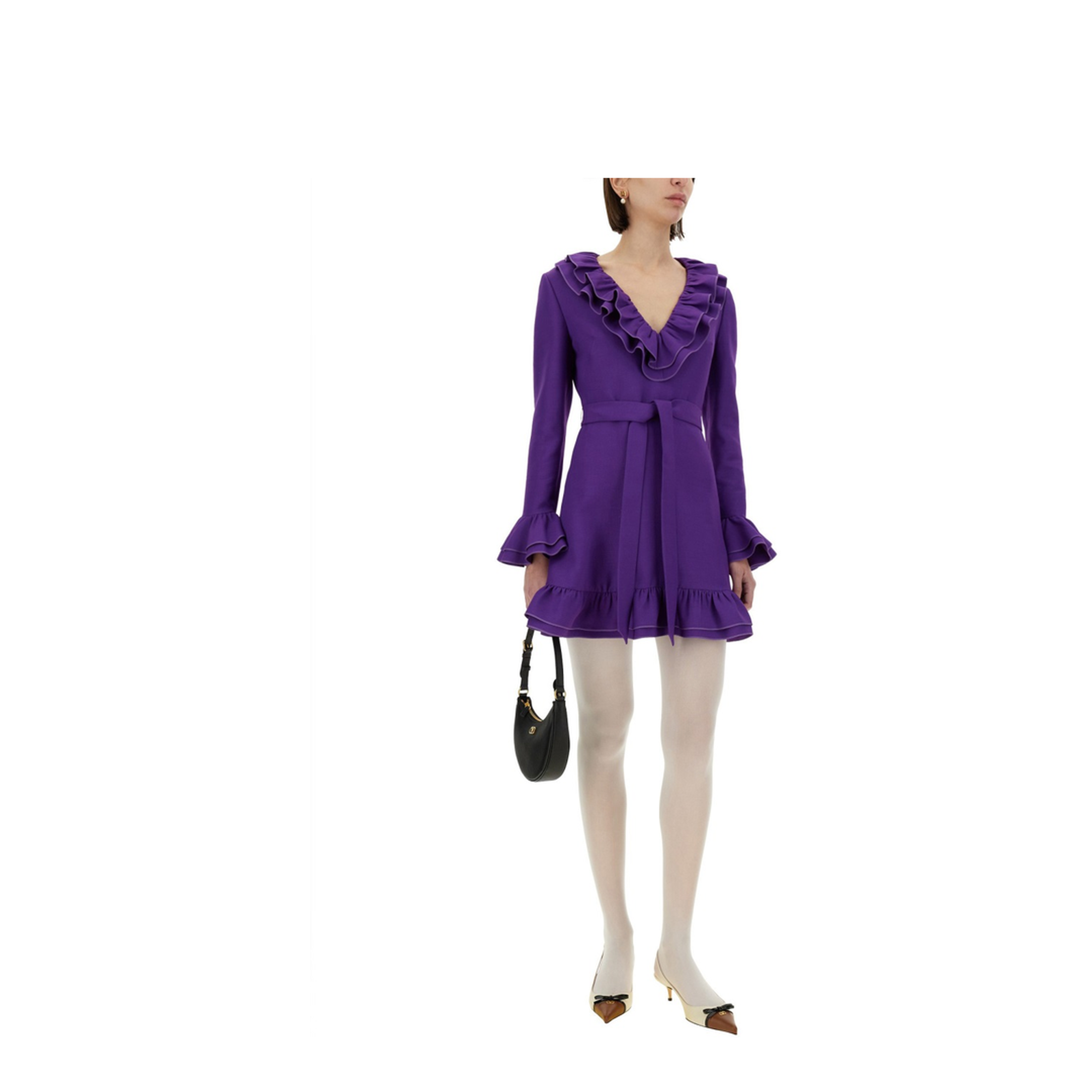 Crepe Couture Mini Dress