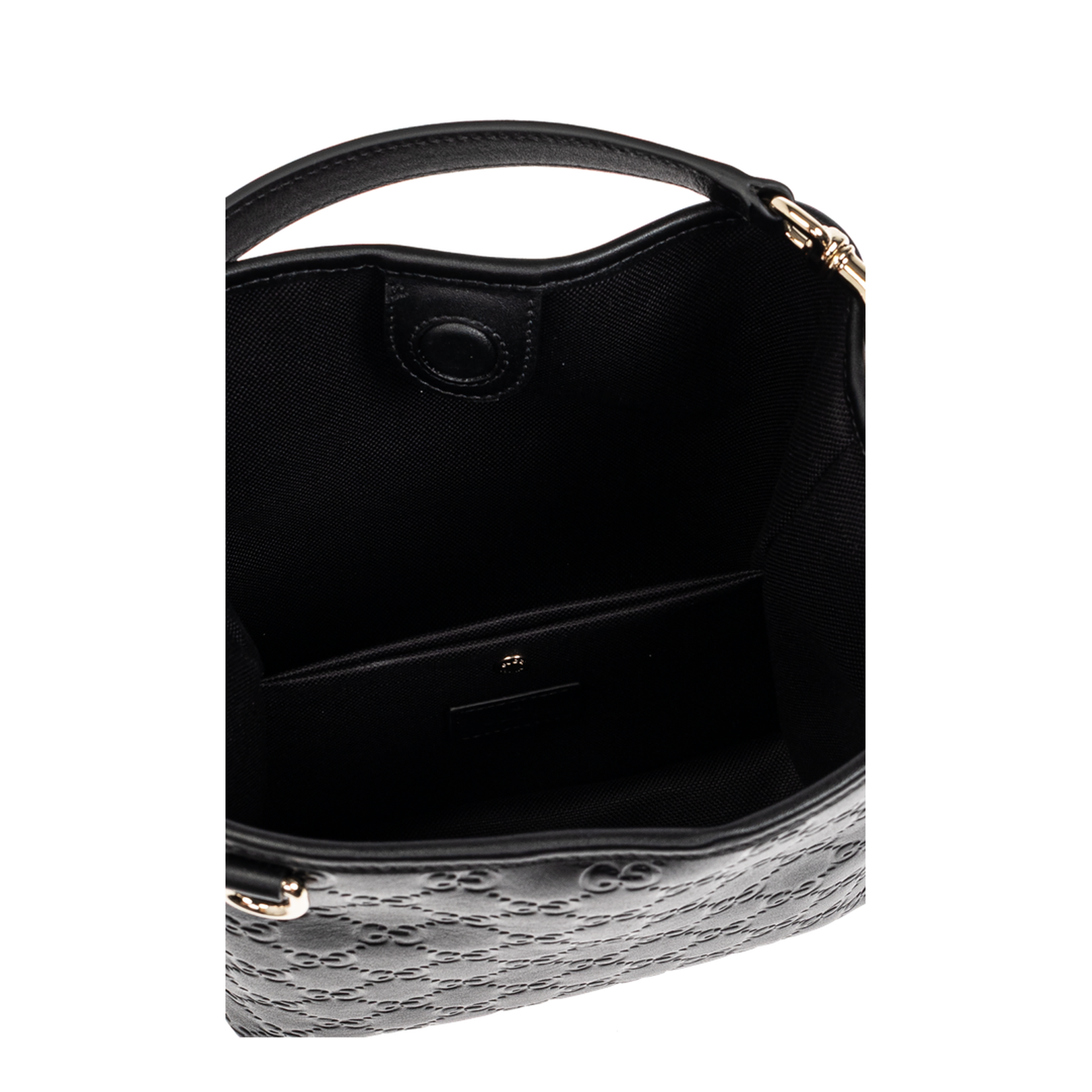 GG Emblem Small Bucket Bag