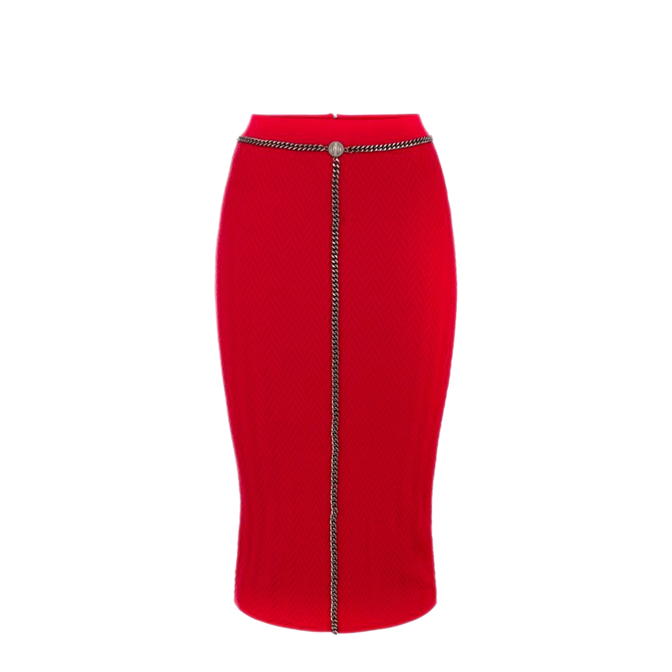 MAYFEYR - Elisabetta Franchi - Red Skirt - GK05B47E2CG5