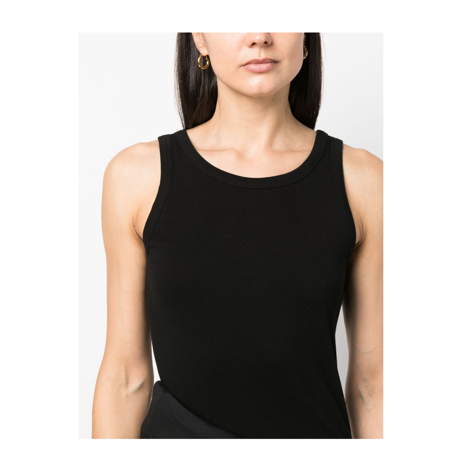 Frankie Tank Top Black in Organic Cotton