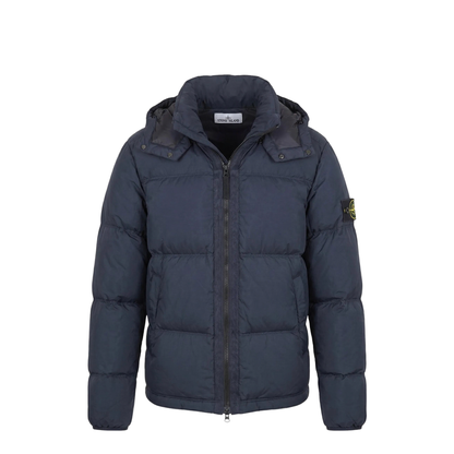 MAYFEYR - Stone Island - Tear-Resistant Down Jacket With Detachable Hood - L2S154100013S0483