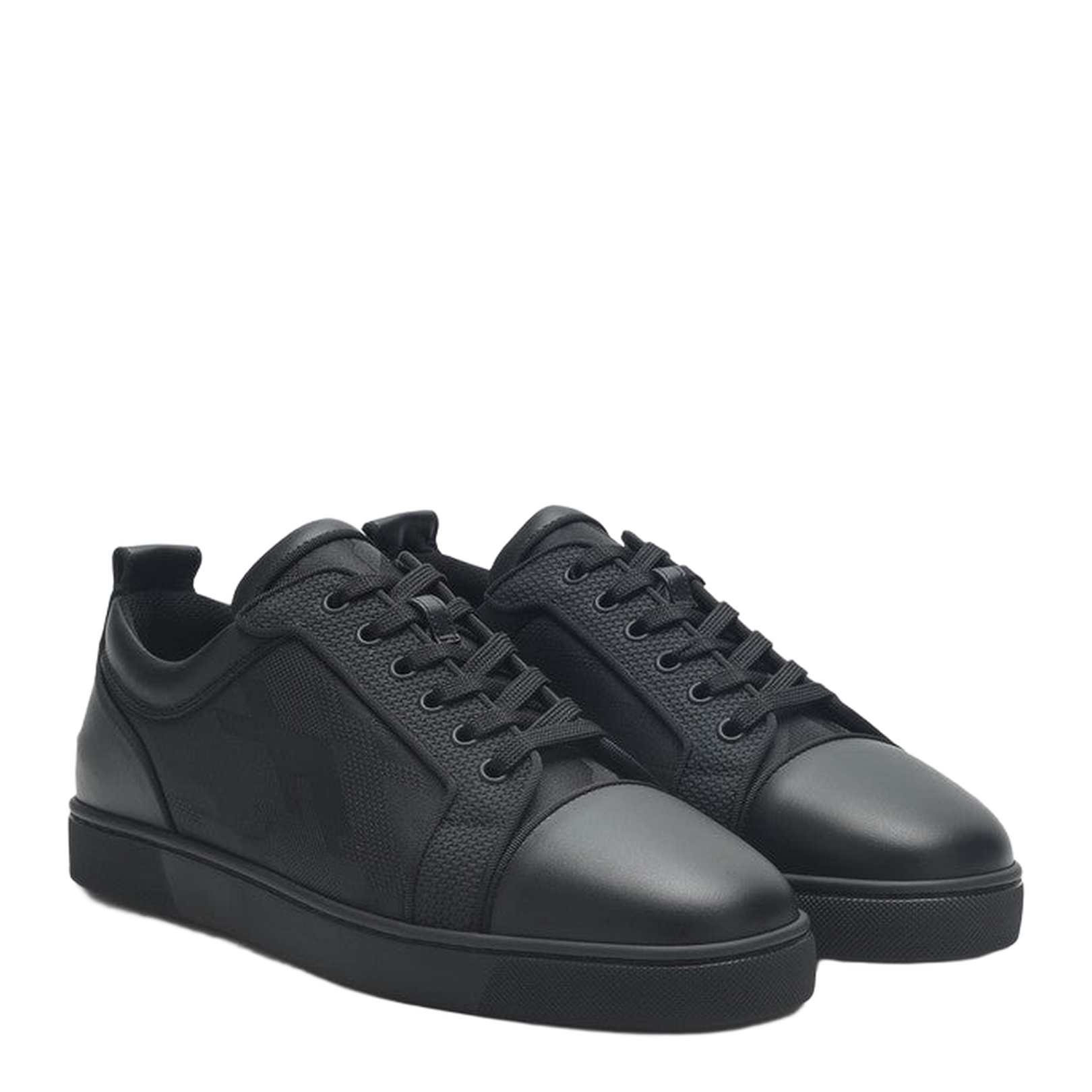 Black Leather Low Sneaker