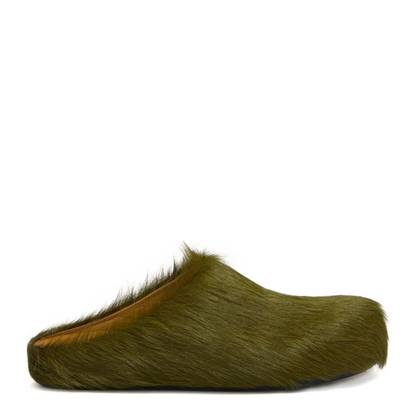 MAYFEYR - Marni - Long Hair Calfskin Fussbett Sabot - SBMS004601P412200V58