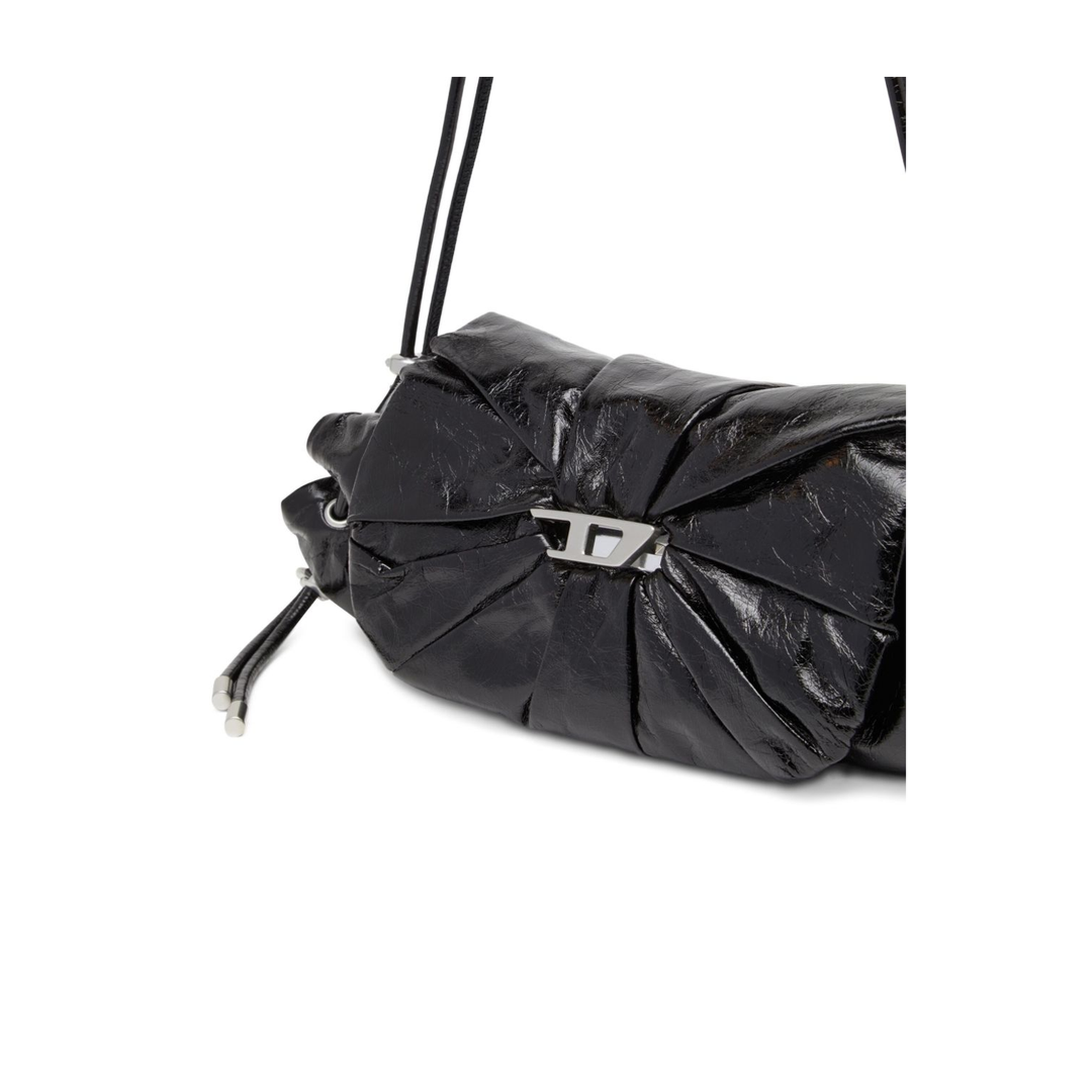 MAYFEYR - Diesel - Scrunch-D-Small Shoulder Bag In Shiny Scrunched Leather - X10331P1003T8013