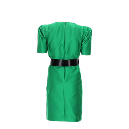MAYFEYR - Parosh - Satin Dress With Belt - D723056PLUSH005