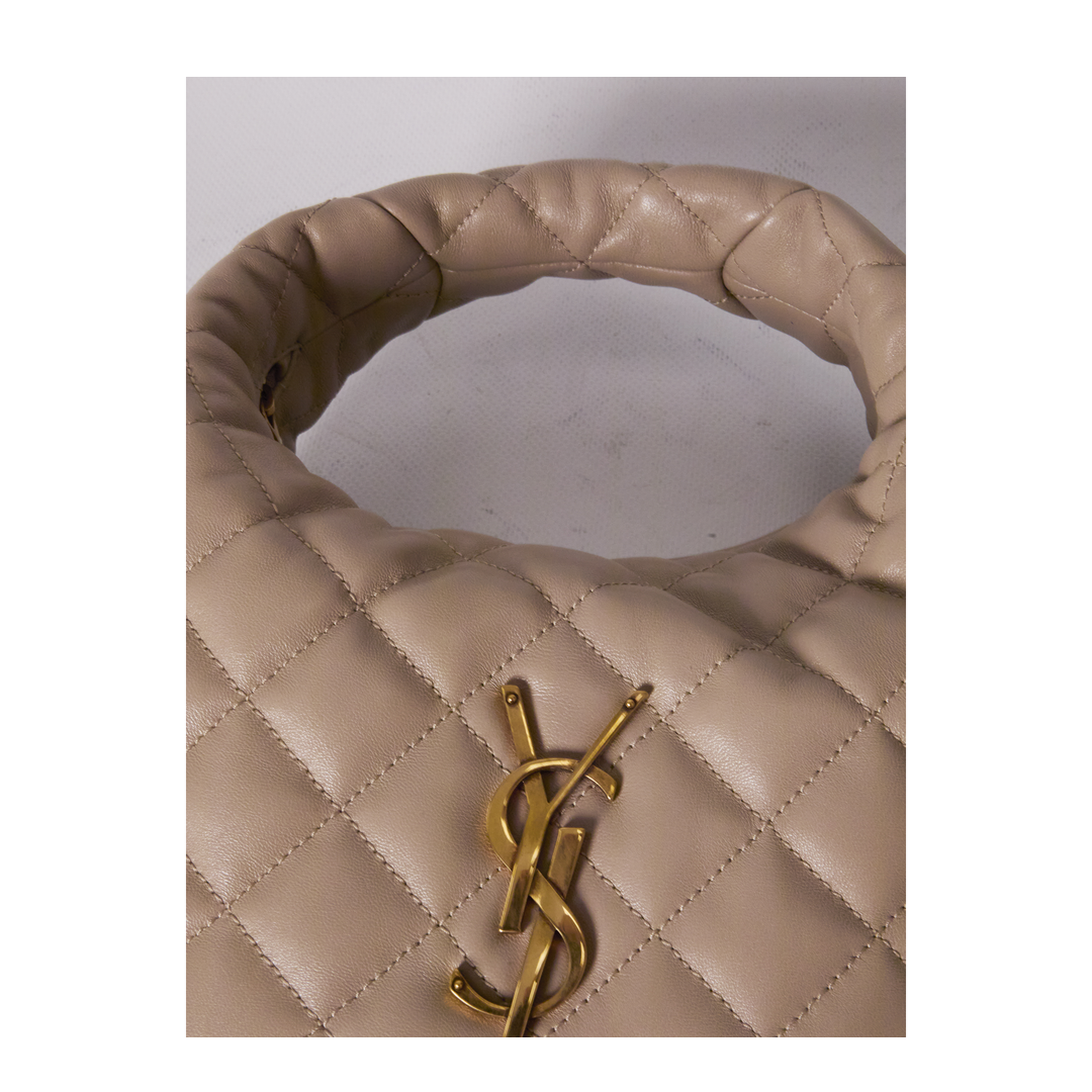 ICARINO in quilted nappa in Beige