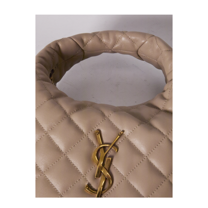 ICARINO in quilted nappa in Beige