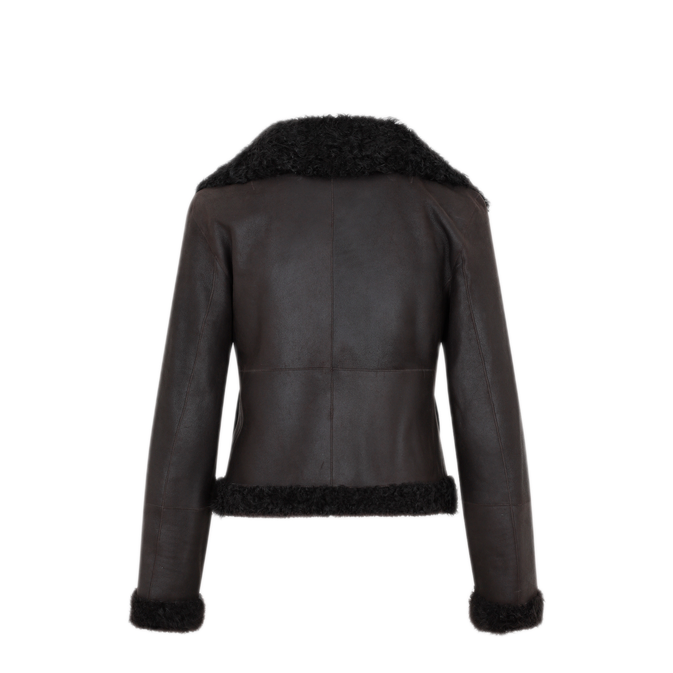 MAYFEYR - AKRIS - Mocca Lamb Leather Jacket - 016433004822149